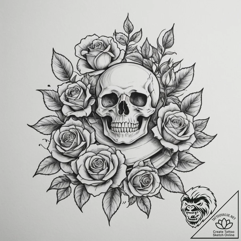 A close-up of roasting coffee beans., concept... - tattoo sketch (№1755376162_0, 16.08.2025 20:29) — tattoovalue.net