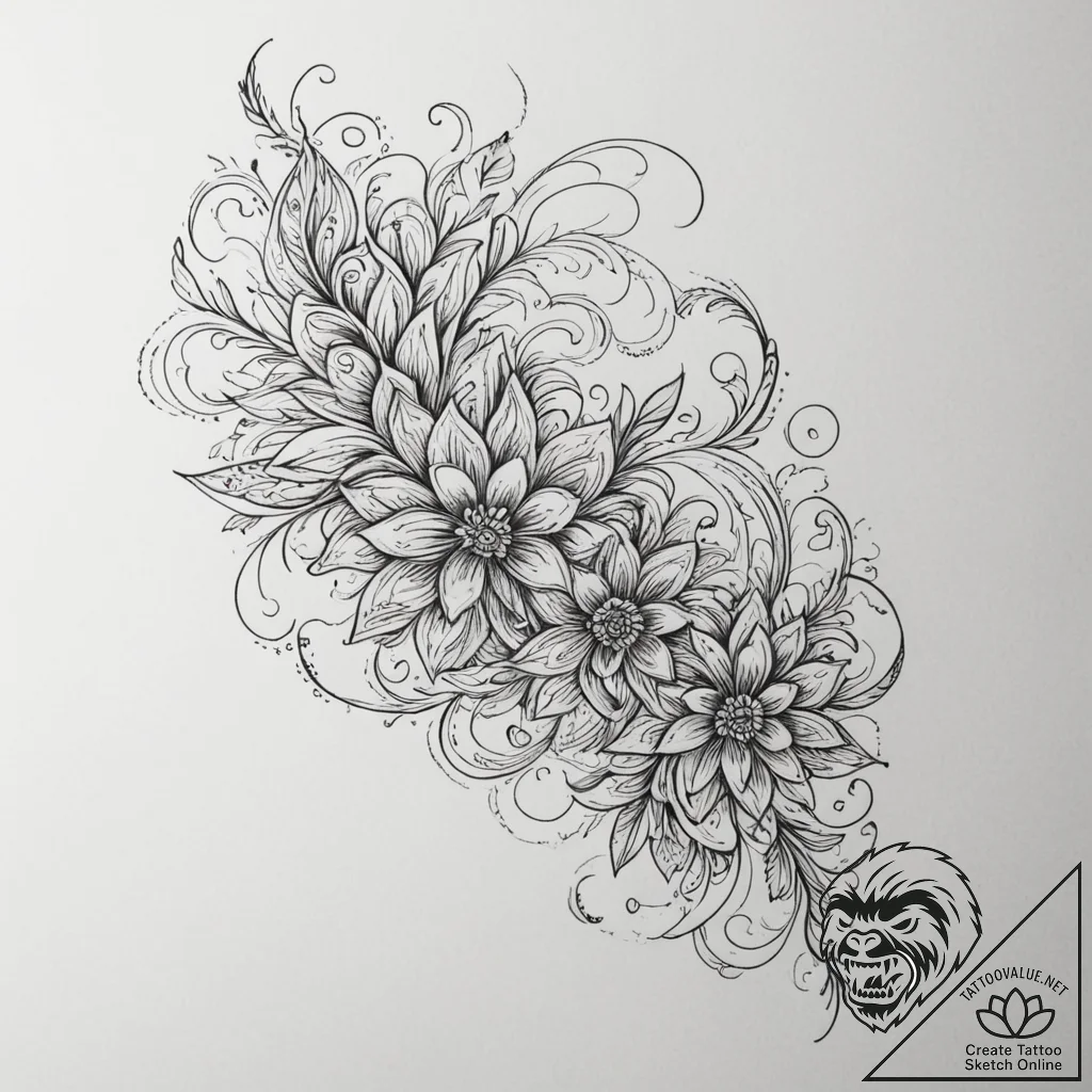 р“сђсѓрїрїр° 6: immersive & abstract gaming t... - tattoo sketch (№1755377565_0, 16.08.2025 20:52) — tattoovalue.net