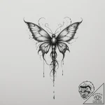 Will-o’-the-wisp, artistic tattoo sketch, on… – tattoo sketch (№1755377966_0, 16.08.2025 20:59) — tattoovalue.net