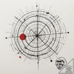Tattoo design an abstract radar sweep pattern… – tattoo sketch (№1755380769_0, 16.08.2025 21:46) — tattoovalue.net
