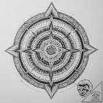 A person playing a steel drum on a tropical b… – tattoo sketch (№1755381170_0, 16.08.2025 21:52) — tattoovalue.net
