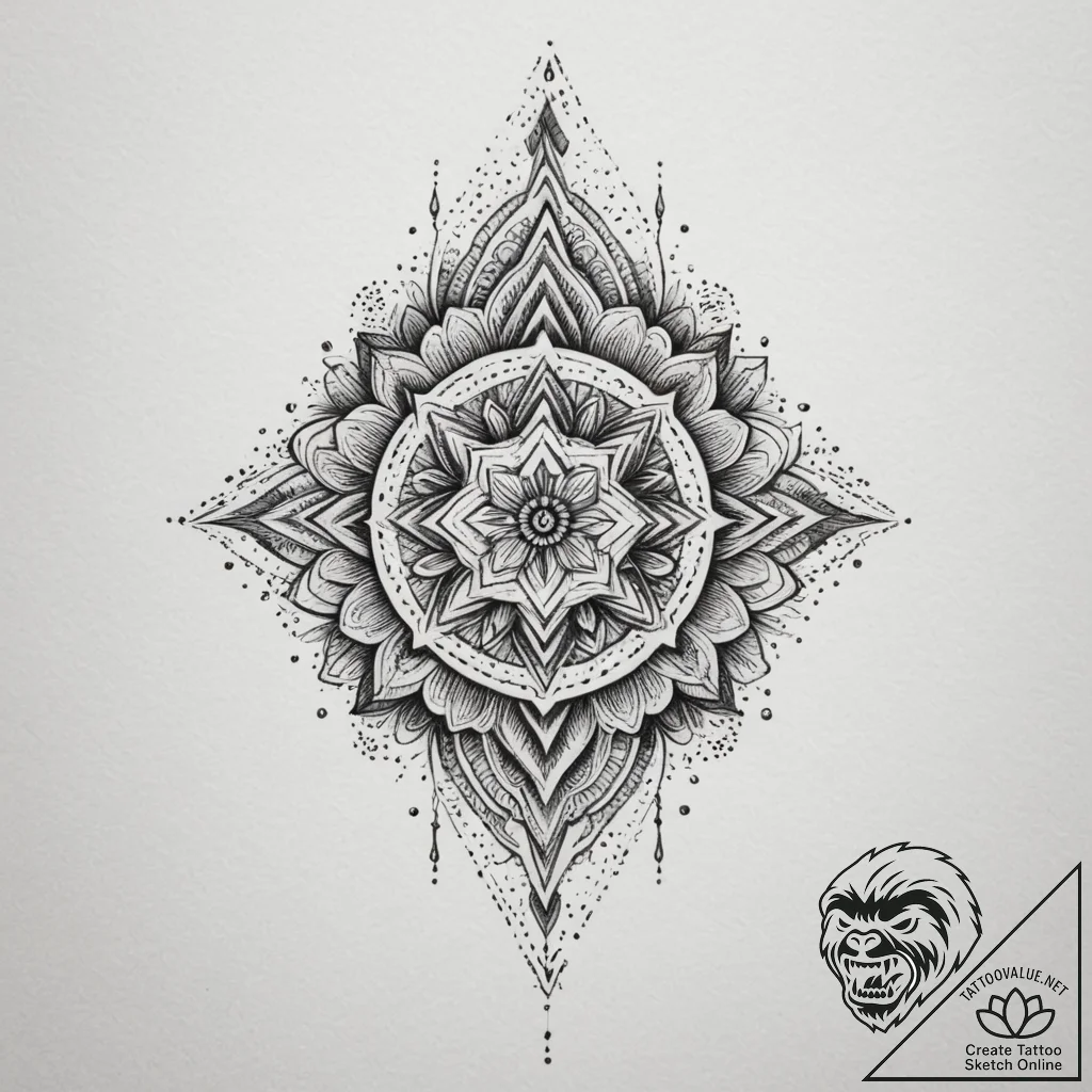 Monomakh's cap, concept art for tattoo, fine... - tattoo sketch (№1755381369_0, 16.08.2025 21:56) — tattoovalue.net