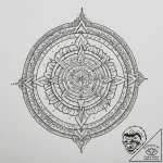 Tattoo sketch a dotwork mandala incorporating… – tattoo sketch (№1755386333_0, 16.08.2025 23:18) — tattoovalue.net
