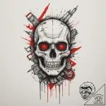 The eerie, abandoned chernobyl exclusion zone… – tattoo sketch (№1755388312_0, 16.08.2025 23:51) — tattoovalue.net