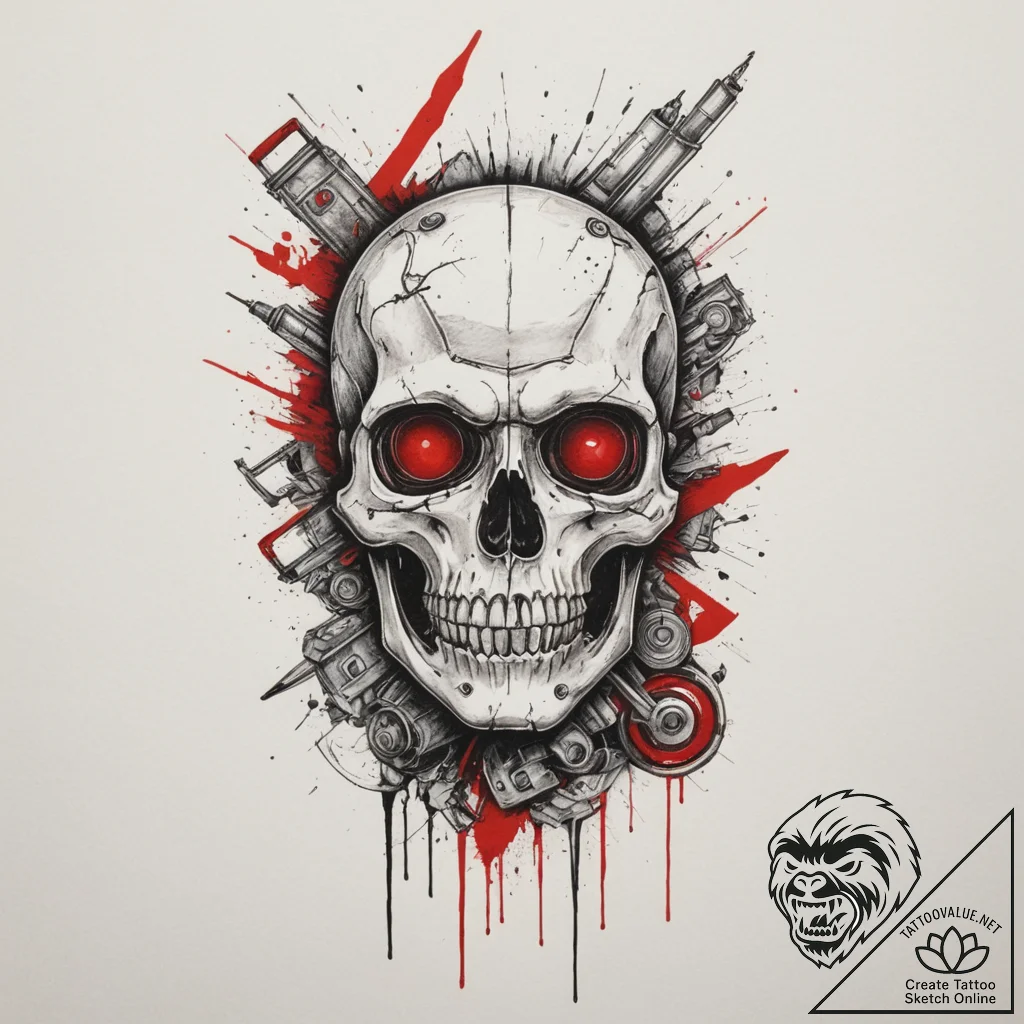 The eerie, abandoned chernobyl exclusion zone... - tattoo sketch (№1755388312_0, 16.08.2025 23:51) — tattoovalue.net