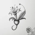 Venus flytrap – tattoo sketch (№1755388708_0, 16.08.2025 23:58) — tattoovalue.net