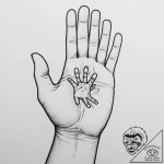 Tattoo design a parent’s hand holding a child… – tattoo sketch (№1755393060_0, 17.08.2025 01:11) — tattoovalue.net