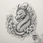 р“сђсѓрїрїр° 10: р¤р»рѕсђр° рё р¤р°сѓрѕр° (fl… – tattoo sketch (№1755394051_0, 17.08.2025 01:27) — tattoovalue.net