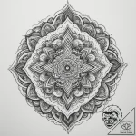 Tattoo sketch a minimalist rendering of a clo… – tattoo sketch (№1755395649_0, 17.08.2025 01:54) — tattoovalue.net