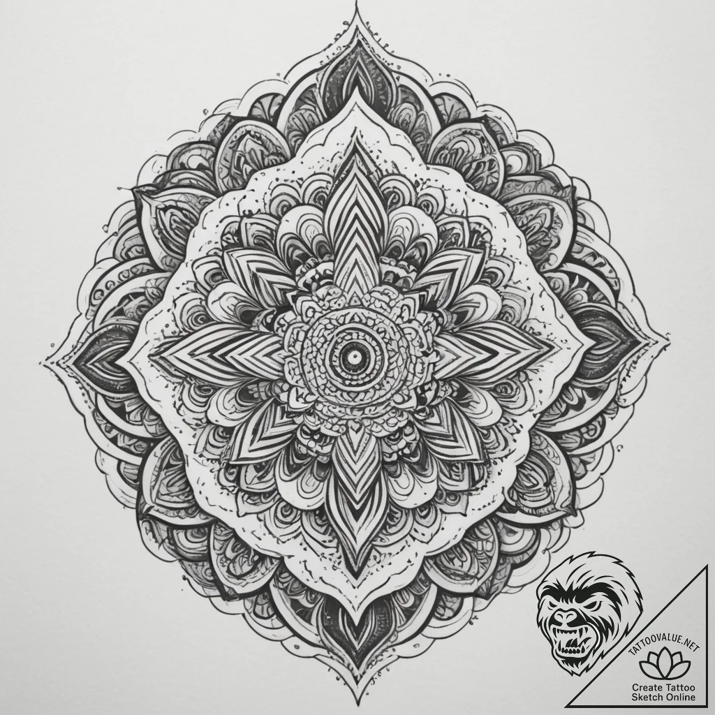 Tattoo sketch a minimalist rendering of a clo... - tattoo sketch (№1755395649_0, 17.08.2025 01:54) — tattoovalue.net
