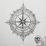 Tattoo sketch a subtle symbol of logic and re… – tattoo sketch (№1755400868_0, 17.08.2025 03:21) — tattoovalue.net