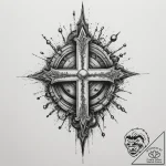 Tattoo sketch a glowing force field effect.,… – tattoo sketch (№1755401656_0, 17.08.2025 03:34) — tattoovalue.net