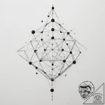 Constellation, concept art for tattoo, dotwor… – tattoo sketch (№1755407594_0, 17.08.2025 05:13) — tattoovalue.net