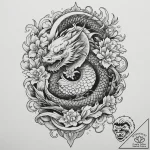 Tattoo sketch a family crest (generic, non-sp… – tattoo sketch (№1755407992_0, 17.08.2025 05:19) — tattoovalue.net