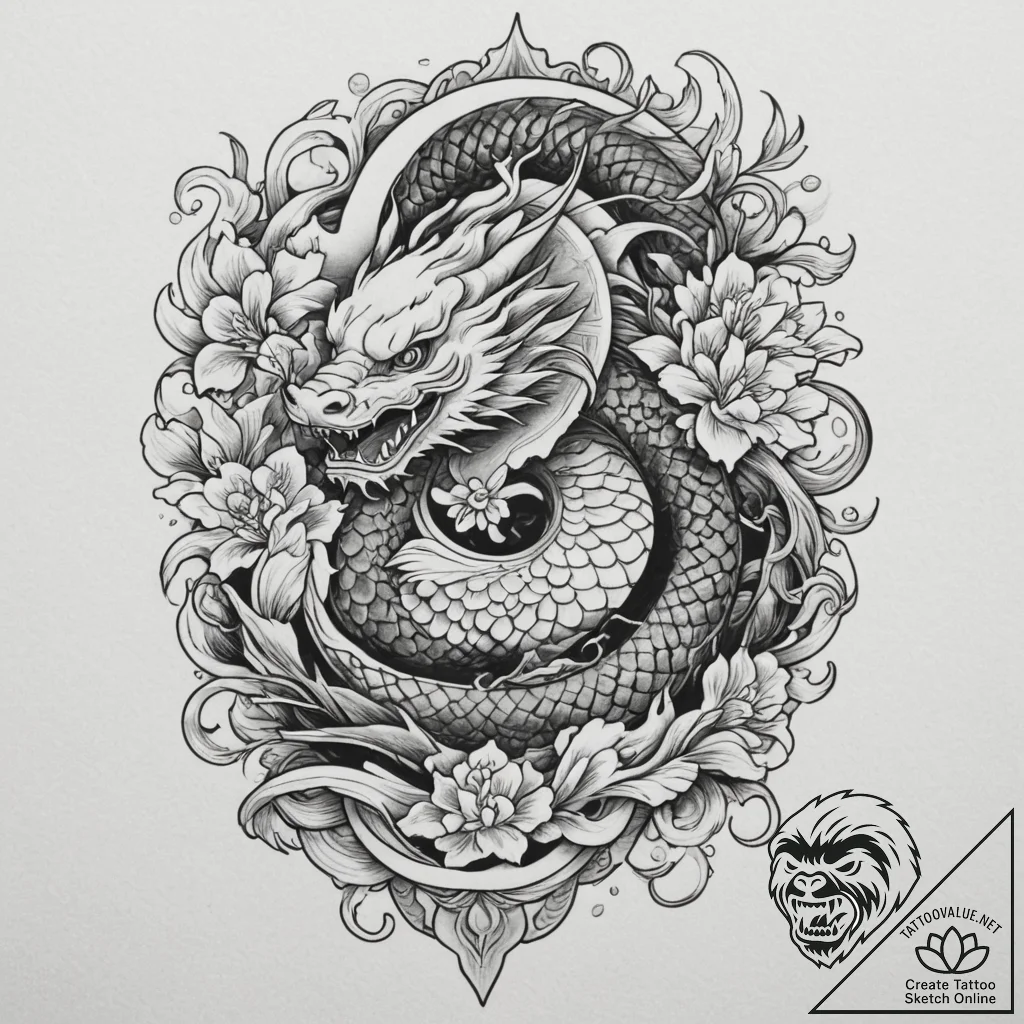 Tattoo sketch a family crest (generic, non-sp... - tattoo sketch (№1755407992_0, 17.08.2025 05:19) — tattoovalue.net