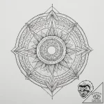 Uroboros, tattoo line art, fine lines, delica… – tattoo sketch (№1755408782_0, 17.08.2025 05:33) — tattoovalue.net
