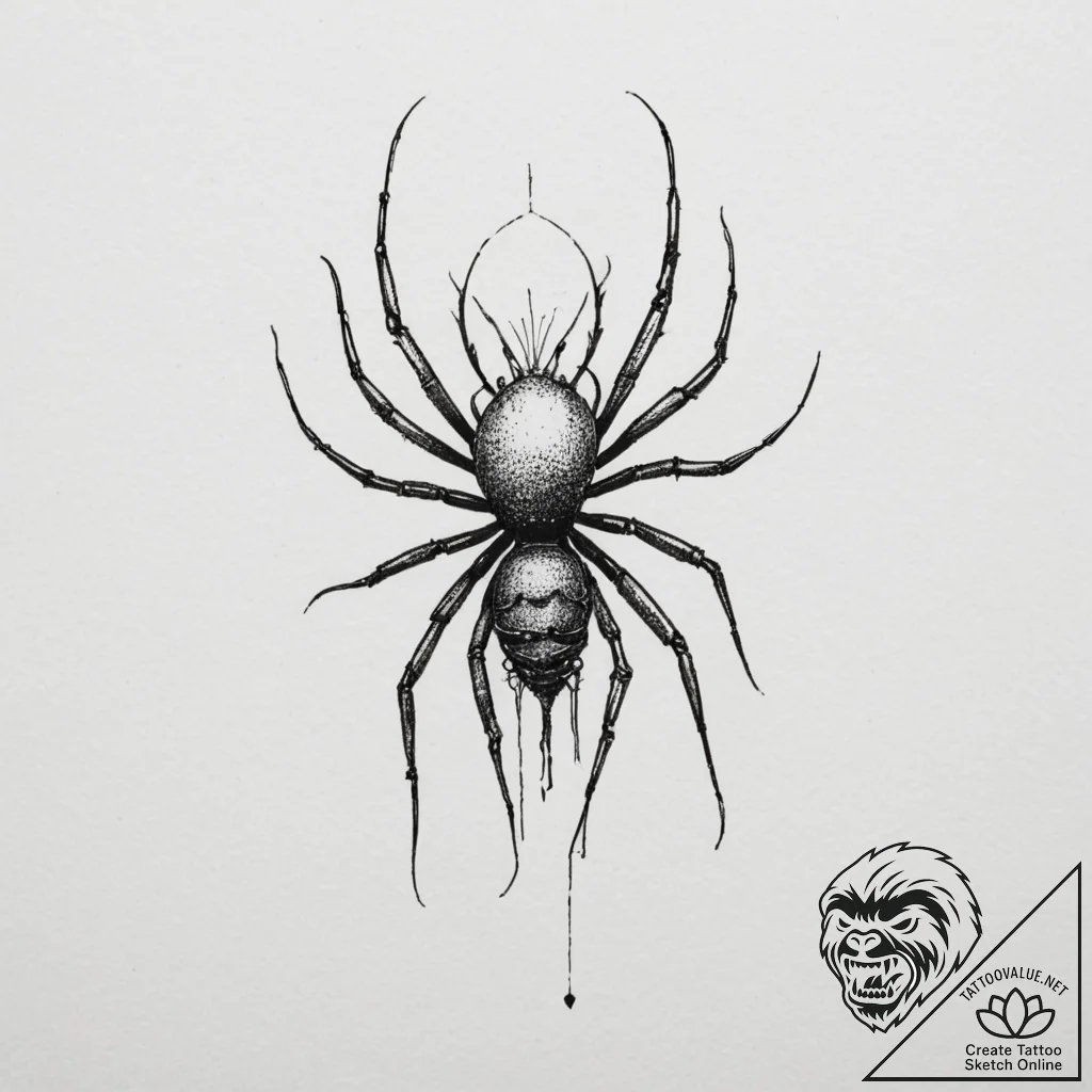 Bacteriophage, tattoo drawing outline, blackw... - tattoo sketch (№1755409969_0, 17.08.2025 05:52) — tattoovalue.net