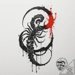 Tattoo design “i desire” text for scorpio, wi… – tattoo sketch (№1755415896_0, 17.08.2025 07:31) — tattoovalue.net