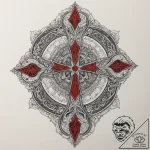 Tattoo design an abstract representation of h… – tattoo sketch (№1755419059_0, 17.08.2025 08:24) — tattoovalue.net