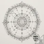 Tattoo design a geometric representation of t… – tattoo sketch (№1755424007_0, 17.08.2025 09:46) — tattoovalue.net