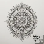 р сѓрѕр° р’рµрґр° (veda, knowledge, wisdom, p… – tattoo sketch (№1755429961_0, 17.08.2025 11:26) — tattoovalue.net