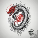 Tattoo sketch a glowing “critical hit” text e… – tattoo sketch (№1755430763_0, 17.08.2025 11:39) — tattoovalue.net