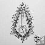 Tattoo design a metronome on one, and a subtl… – tattoo sketch (№1755434557_0, 17.08.2025 12:42) — tattoovalue.net