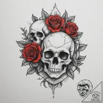 Raspberry, tattoo sketch design, on a clean w… – tattoo sketch (№1755434968_0, 17.08.2025 12:49) — tattoovalue.net