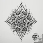 Tattoo design an abstract representation of “… – tattoo sketch (№1755435175_0, 17.08.2025 12:52) — tattoovalue.net