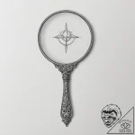 Tattoo sketch a delicate hand mirror reflecti… – tattoo sketch (№1755440345_0, 17.08.2025 14:19) — tattoovalue.net