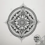 Tattoo sketch a stylized alien flora glowing… – tattoo sketch (№1755441331_0, 17.08.2025 14:35) — tattoovalue.net