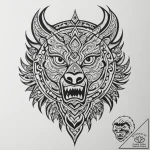 Haida (patterns) – tattoo sketch (№1755442322_0, 17.08.2025 14:52) — tattoovalue.net