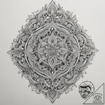 Pin, artistic tattoo sketch, black and white… – tattoo sketch (№1755444113_0, 17.08.2025 15:21) — tattoovalue.net