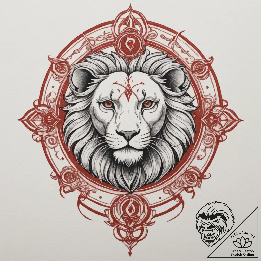 Tattoo design a zodiac symbol appearing as if... - tattoo sketch (№1755448778_0, 17.08.2025 16:39) — tattoovalue.net