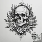 A “bonfire” from dark souls, tattoo sketch de… – tattoo sketch (№1755452824_0, 17.08.2025 17:47) — tattoovalue.net