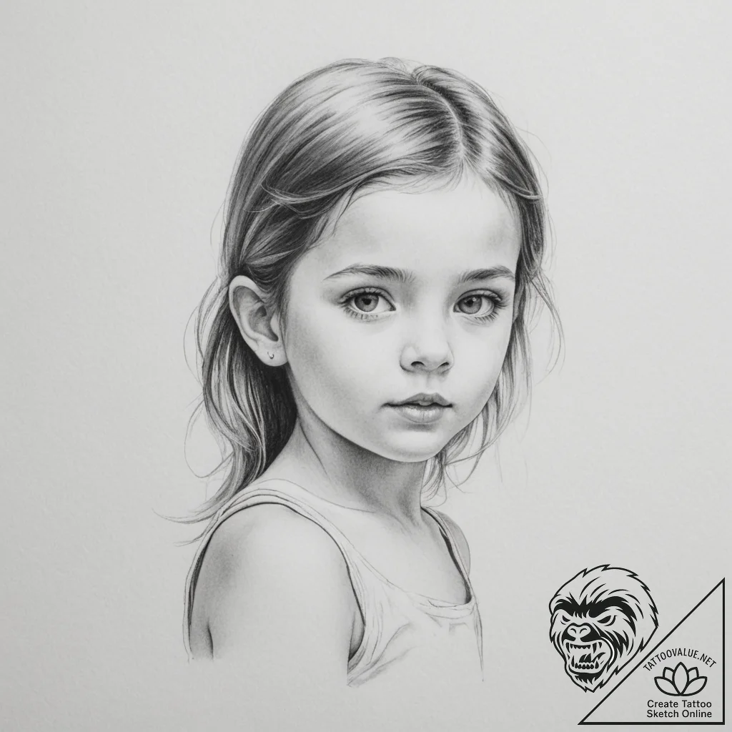 Tattoo design a child's growth chart on a wal... - tattoo sketch (№1755457655_0, 17.08.2025 19:07) — tattoovalue.net