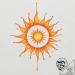 Tattoo sketch: watercolor splashes of bright… – tattoo sketch (№1755458684_0, 17.08.2025 19:24) — tattoovalue.net