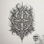 Tattoo design a “loading screen” pattern that… – tattoo sketch (№1755465671_0, 17.08.2025 21:21) — tattoovalue.net