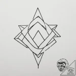 Tattoo sketch a tiny ‘save point’ symbol line… – tattoo sketch (№1755466067_0, 17.08.2025 21:27) — tattoovalue.net