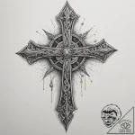 Tattoo design a subtle “glow” emanating from… – tattoo sketch (№1755467254_0, 17.08.2025 21:47) — tattoovalue.net