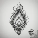 р сѓрѕр° рћсѓрґ (oud, passion, fire, male pow… – tattoo sketch (№1755470393_0, 17.08.2025 22:39) — tattoovalue.net