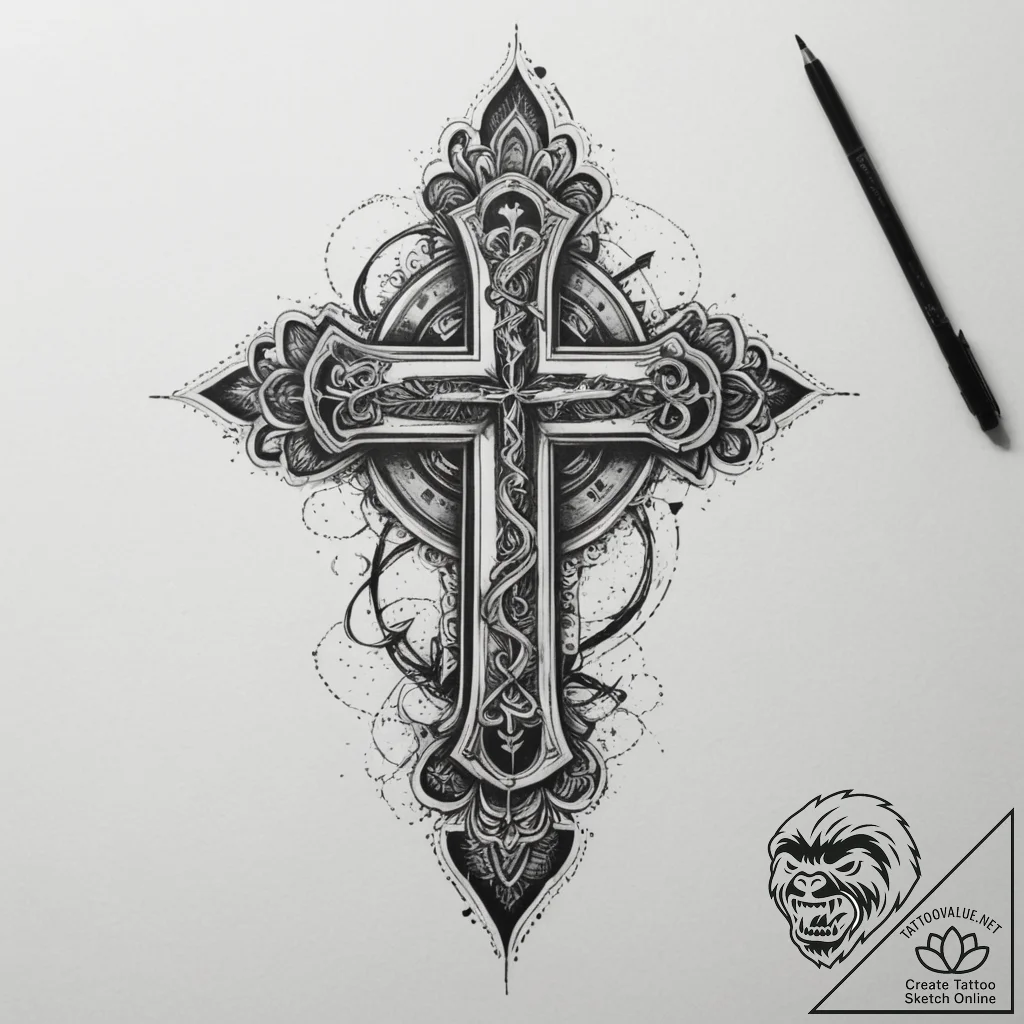 Tattoo sketch a small, hidden initial on the... - tattoo sketch (№1755481230_0, 18.08.2025 01:40) — tattoovalue.net