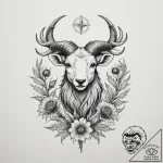 Tattoo sketch a zodiac animal integrated with… – tattoo sketch (№1755482450_0, 18.08.2025 02:00) — tattoovalue.net