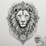 Tattoo design a zodiac animal depicted as a s… – tattoo sketch (№1755488271_0, 18.08.2025 03:37) — tattoovalue.net