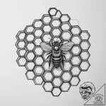 Honeycomb – tattoo sketch (№1755488471_0, 18.08.2025 03:41) — tattoovalue.net