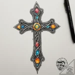 Rune stone, tattoo sketch design, vibrant col… – tattoo sketch (№1755490887_0, 18.08.2025 04:21) — tattoovalue.net