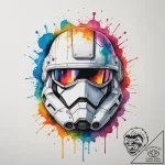 Tattoo design a sleek, futuristic soldier’s h… – tattoo sketch (№1755491487_0, 18.08.2025 04:31) — tattoovalue.net