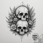 Tattoo sketch an ethereal forest scene with g… – tattoo sketch (№1755491893_0, 18.08.2025 04:38) — tattoovalue.net