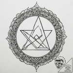 56. tattoo sketch: the rune “mir,” emanating… – tattoo sketch (№1755494492_0, 18.08.2025 05:21) — tattoovalue.net