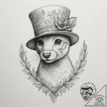 Tattoo sketch a tiny, cute animal wearing a s… – tattoo sketch (№1755495092_0, 18.08.2025 05:31) — tattoovalue.net